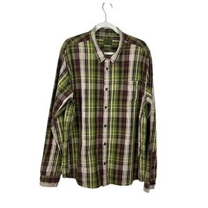 Prana Organic Cotton Button Front Long Sleeve Shirt